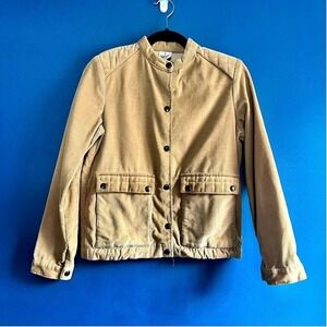 Vintage Wrangler Corduroy Jacket Junior's‎ Size Small Tan Beige Retro Classic